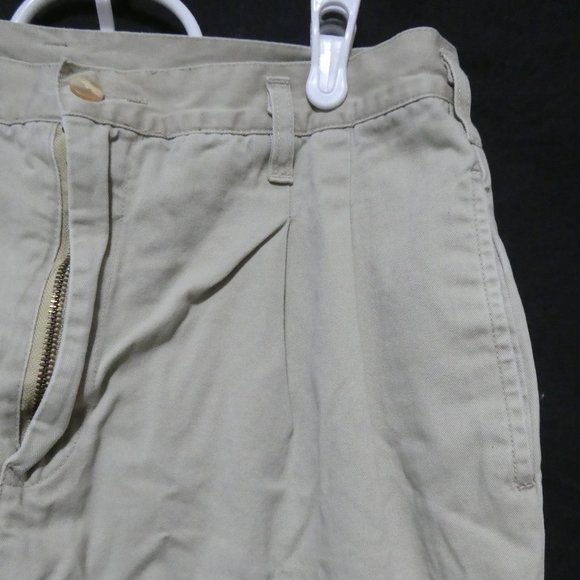 Khaki Casual Shorts | size 34 | 100% Cotton - Picture 5 of 13